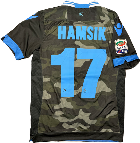 maglia calcio vintage Napoli HAMSIK home 2013 2014 shirt Jersey Macron S Lete