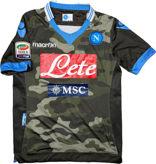 maglia calcio vintage Napoli HAMSIK home 2013 2014 shirt Jersey Macron S Lete