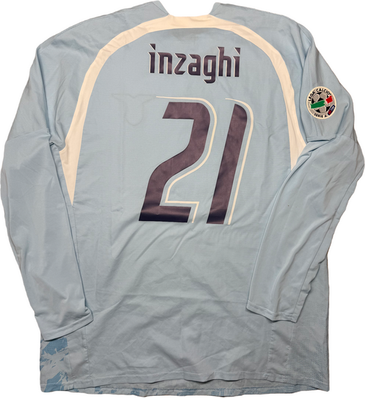 maglia lazio macron calcio INZAGHI home shirt maillot camiseta 2006 2007 PUMA