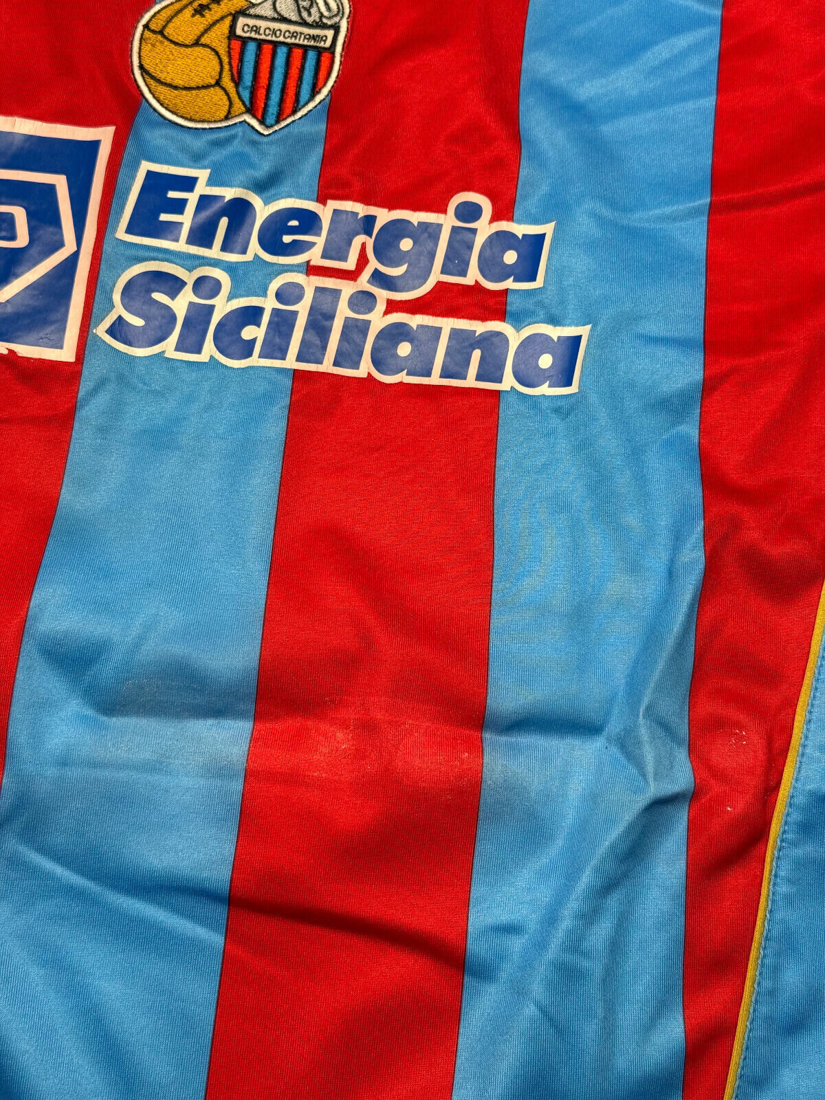 maglia calcio vintage CATANIA MASCARA Legea 2007 2008 Serie A Home L