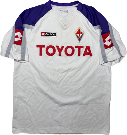 maglia calcio vintage AC FIORENTINA Lotto 2006 2007 Toyota Mutu Training