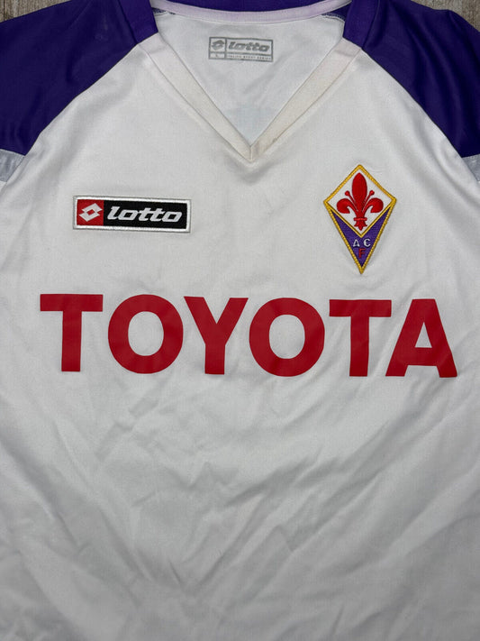 maglia calcio vintage AC FIORENTINA Lotto 2006 2007 Toyota Mutu Training