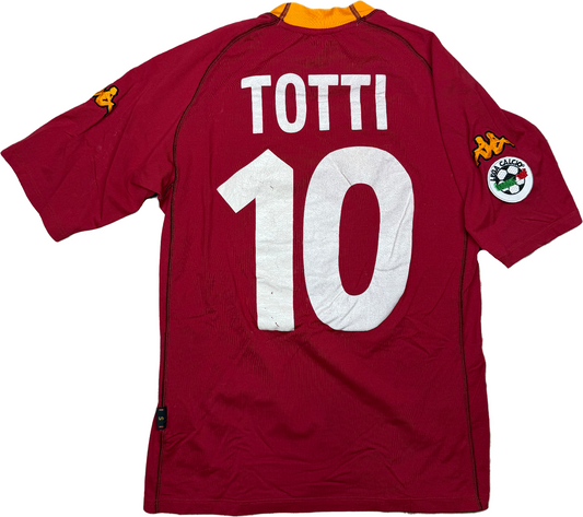 maglia roma Totti calcio scudetto 2000 2001 Kappa Ina Assitalia S home official