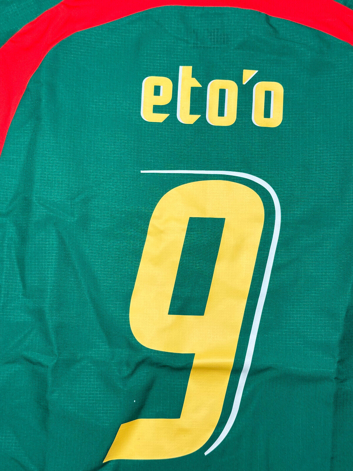 maglia calcio vintage Cameroon Eto'o #9 PUMA World Cup 2006 L