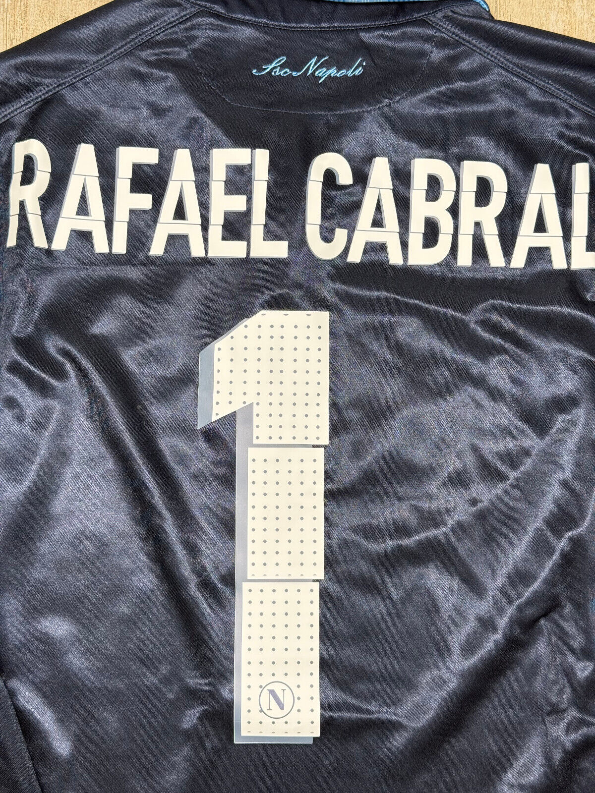 maglia calcio vintage Napoli Rafael Cabral goalkepeer 2014 2015 portiere XXL