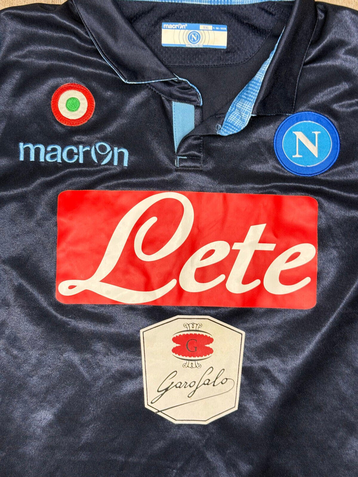 maglia calcio vintage Napoli Rafael Cabral goalkepeer 2014 2015 portiere XXL