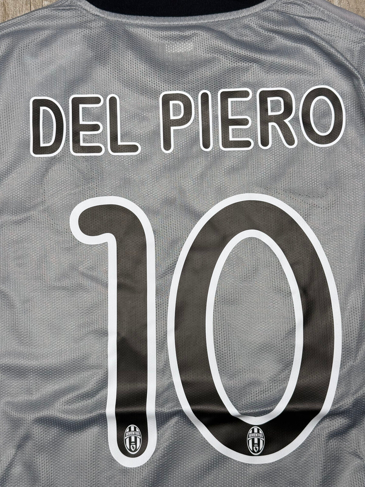 maglia calcio vintage Player issue Worn DEL PIERO Juventus away 2009 2010 L