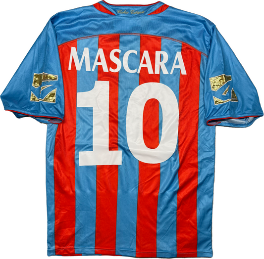 maglia calcio vintage CATANIA MASCARA Legea 2007 2008 Serie A Home XL