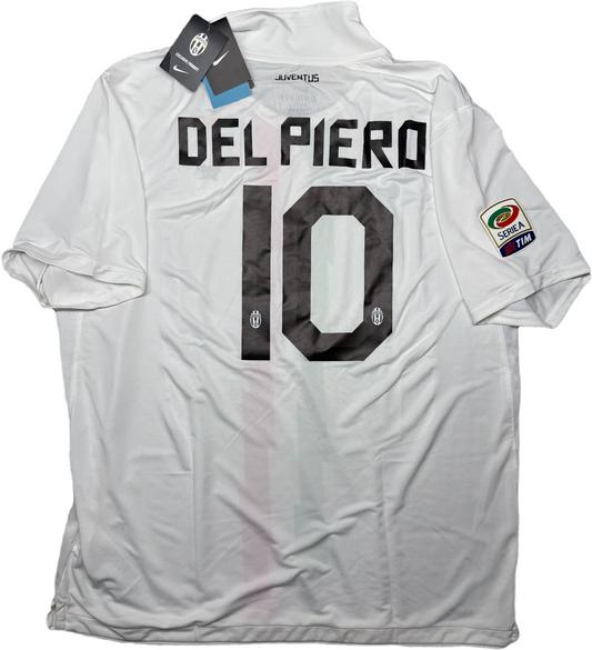 maglia calcio vintage Del Piero Juventus 2010 2011 Serie A Nike Balocco XXL *NEW