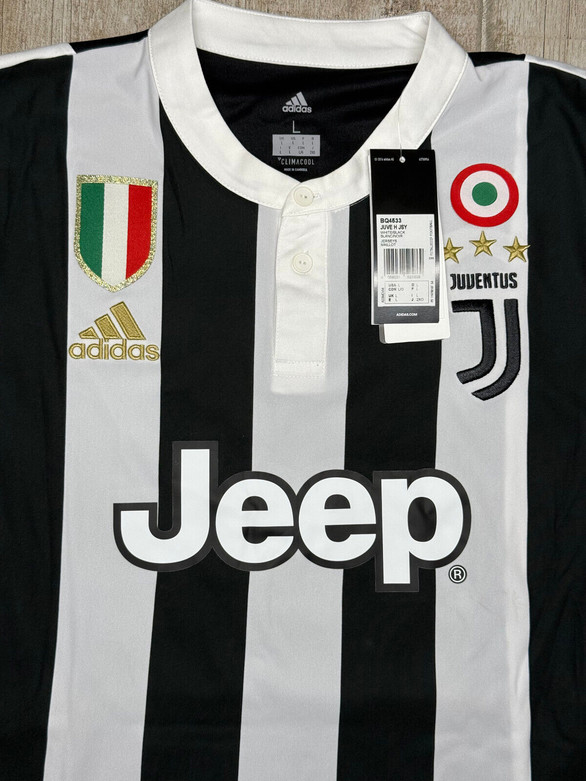 maglia calcio Adidas Juventus Mandzukic Finale Tim Cup Roma 2018 vs Milan L Jeep