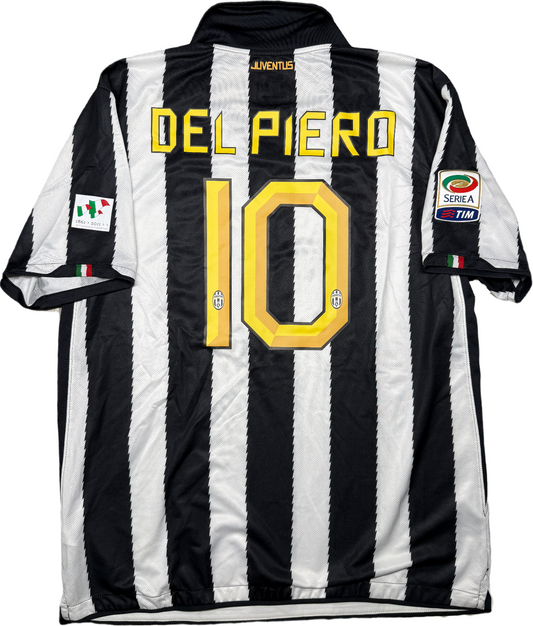 maglia calcio vintage Del Piero Juventus 2010 2011 Serie A Nike BetClic 150 anni