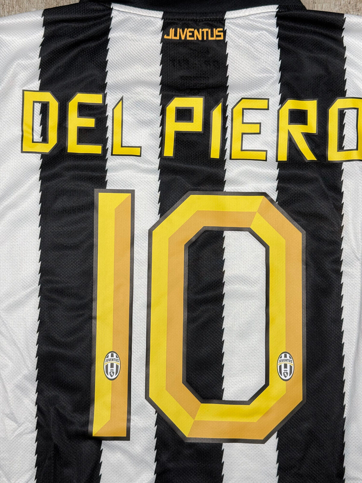 maglia calcio vintage Del Piero Juventus 2010 2011 Serie A Nike BetClic 150 anni