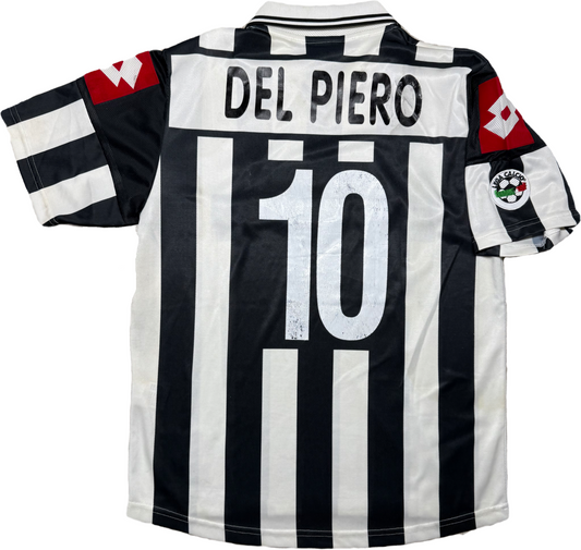 maglia calcio vintage Juventus DEL PIERO Lotto Fastweb 2001 2002 home