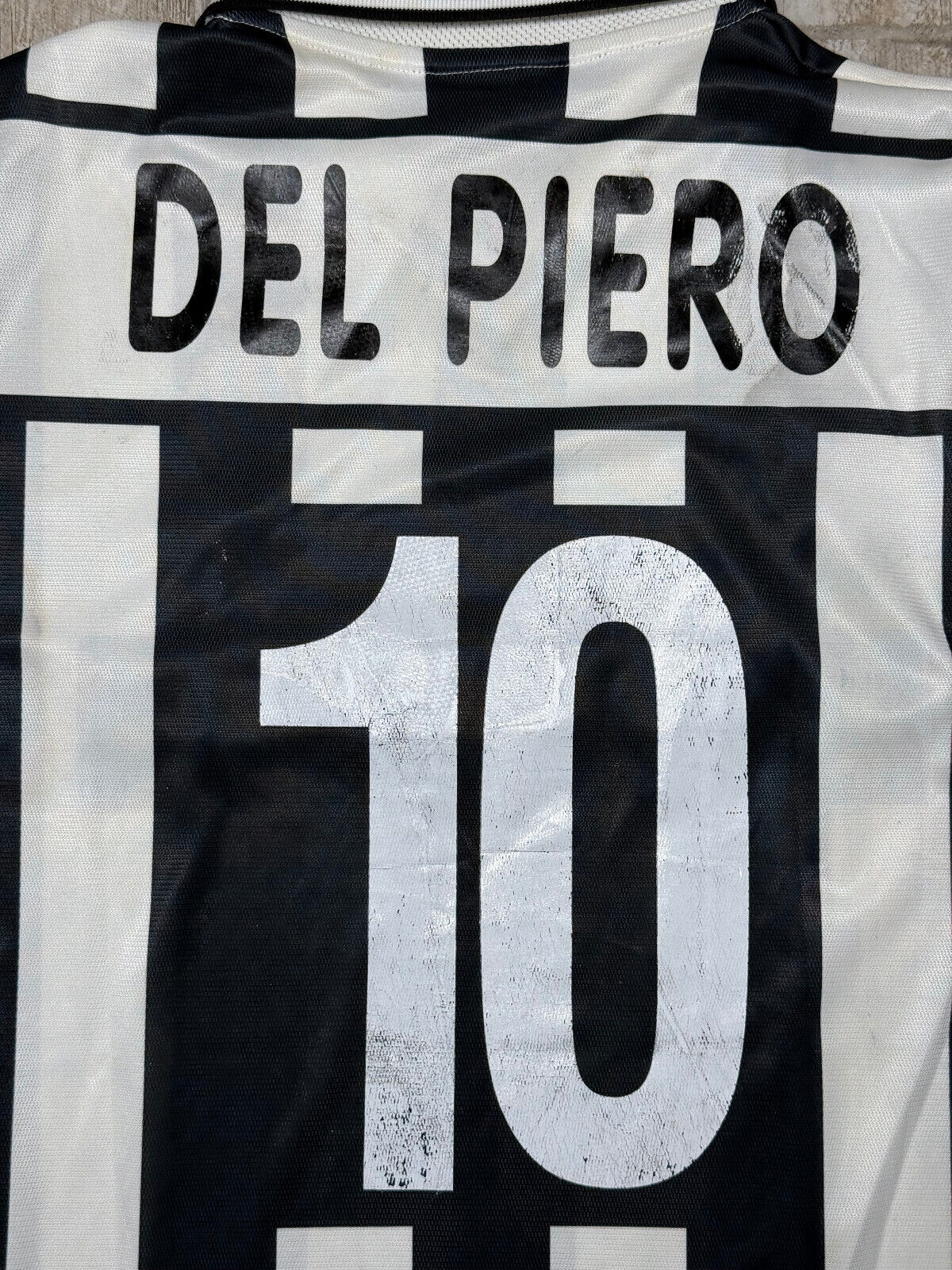 maglia calcio vintage Juventus DEL PIERO Lotto Fastweb 2001 2002 home