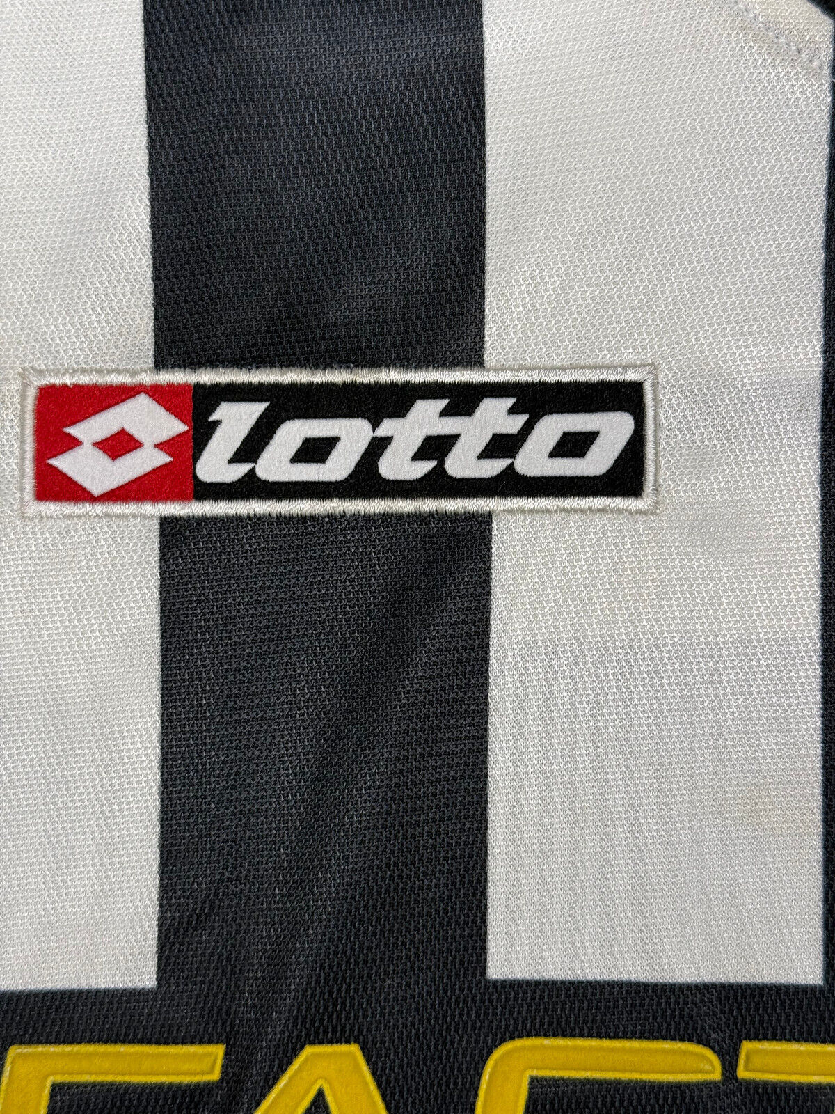 maglia calcio vintage Juventus DEL PIERO Lotto Fastweb 2001 2002 home