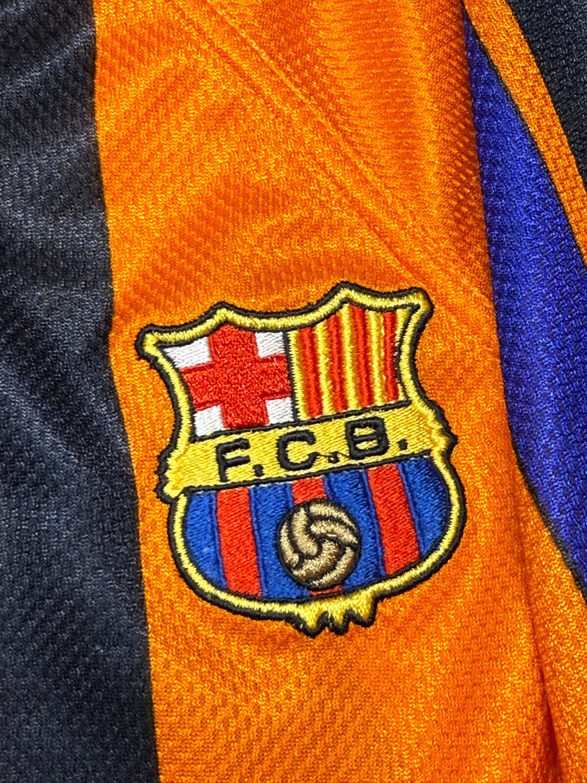 maglia calcio vintage FC BARCELONA camiseta RIVALDO #11 Kappa 1996 1997 away S