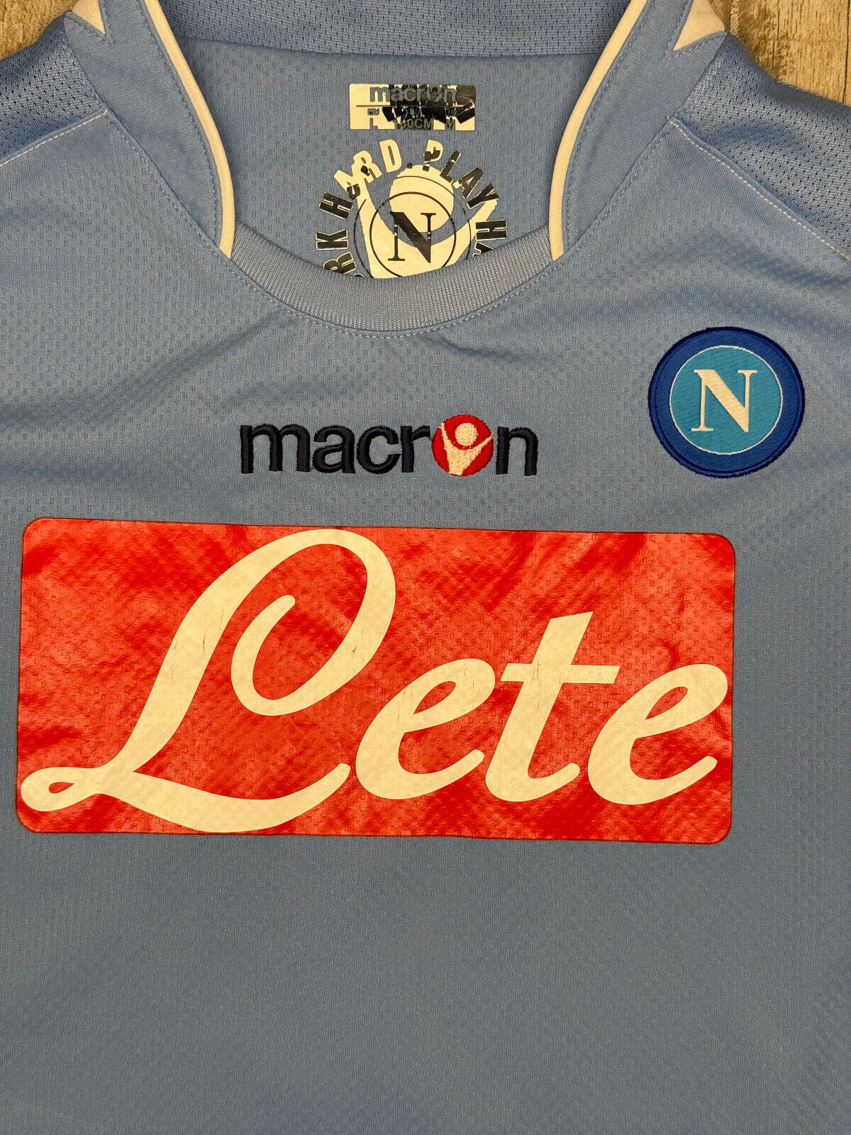 maglia calcio vintage Napoli Lavezzi 2009 2010 home Jersey Diadora L Lete LETE