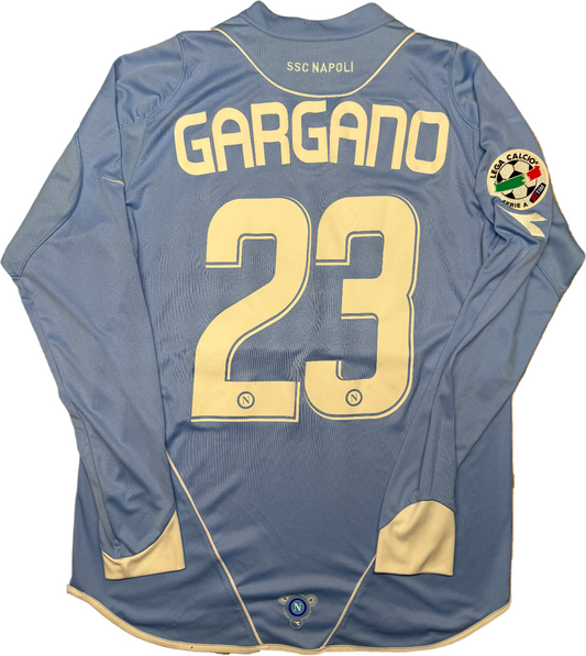 maglia calcio vintage Napoli GARGANO 2007 2008 shirt calcio Jersey Diadora Lete