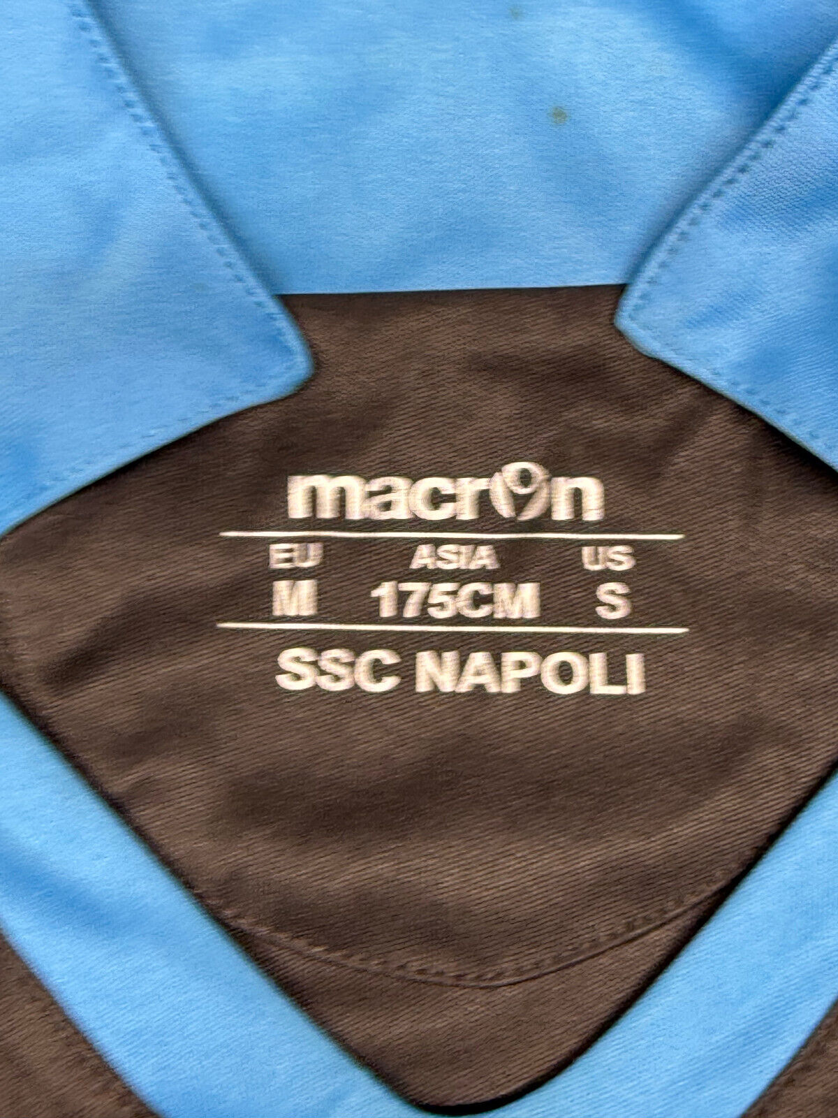 maglia calcio vintage Napoli Cavani home 2011 2012 shirt Jersey Macron M Lete