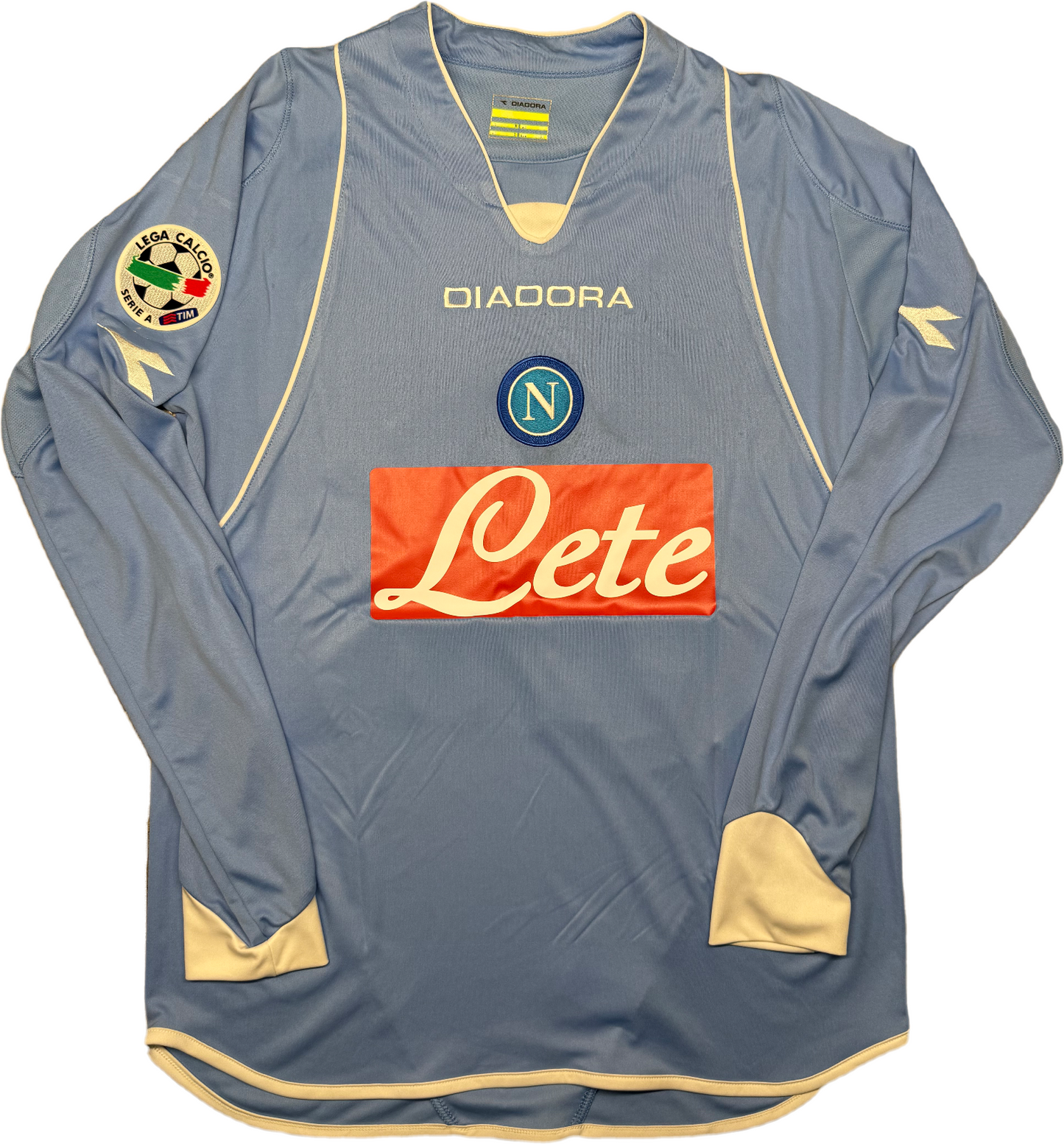 maglia calcio vintage Napoli GARGANO 2007 2008 shirt calcio Jersey Diadora Lete