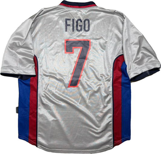 Luis Figo Barca barcellona away jersey camiseta NIKE 1998 1999 L