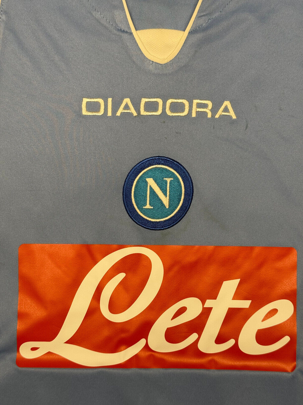 maglia calcio vintage Napoli GARGANO 2007 2008 shirt calcio Jersey Diadora Lete