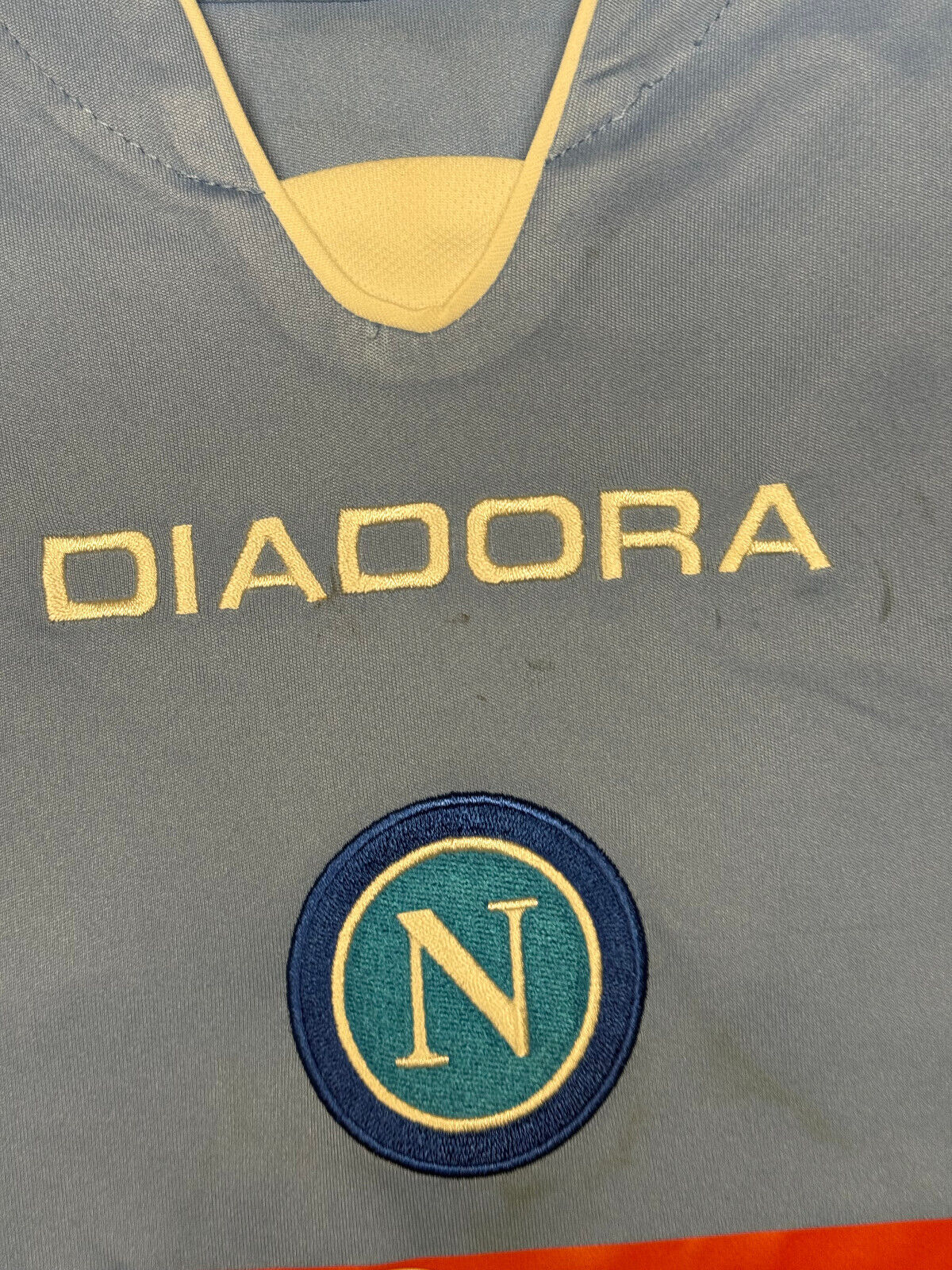 maglia calcio vintage Napoli GARGANO 2007 2008 shirt calcio Jersey Diadora Lete