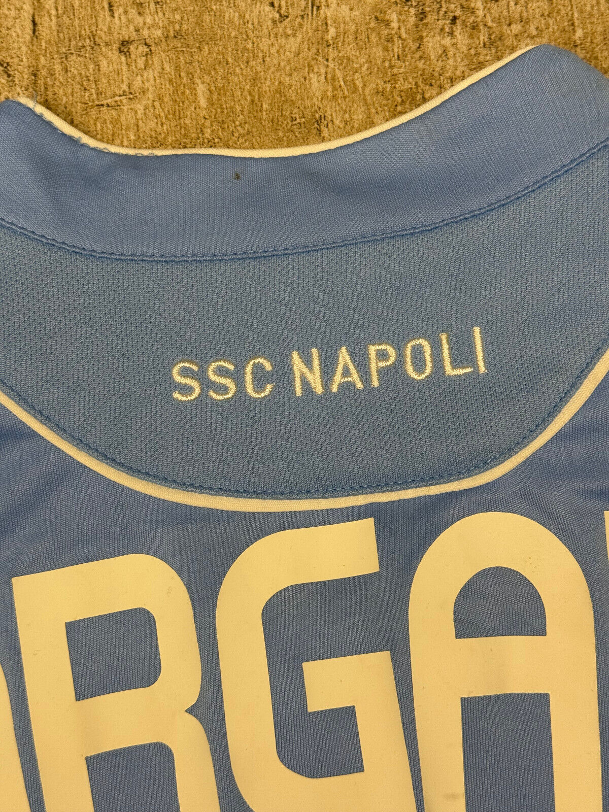 maglia calcio vintage Napoli GARGANO 2007 2008 shirt calcio Jersey Diadora Lete