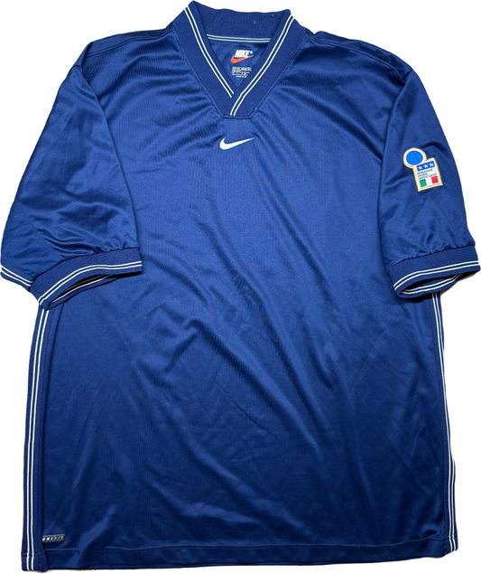 maglia calcio vintage ITALIA FIGC Nike 1998 Baggio Del Piero training shirt