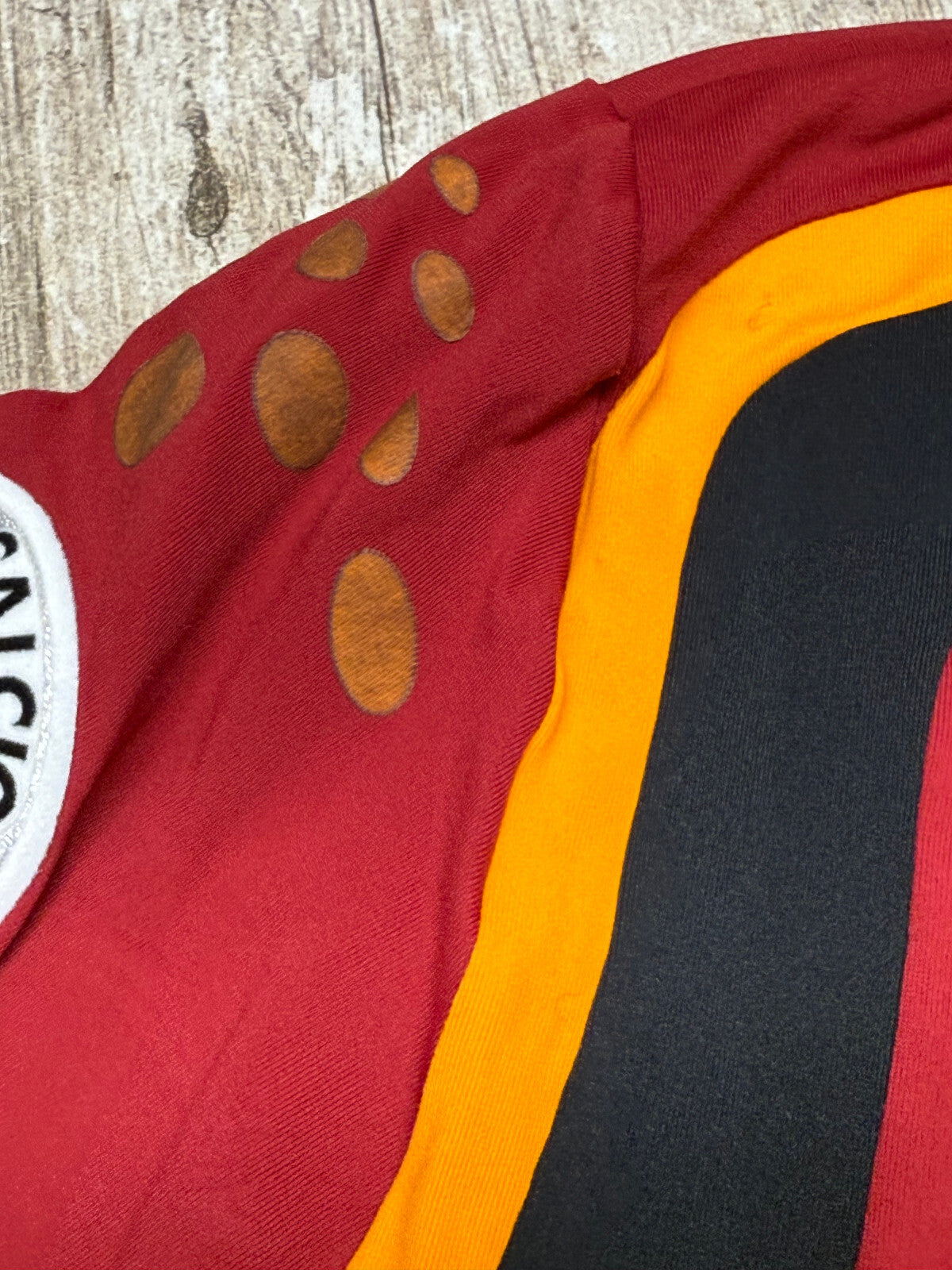 maglia calcio vintage AS Roma De Rossi #4 Mazda Diadora 2004 2005 M