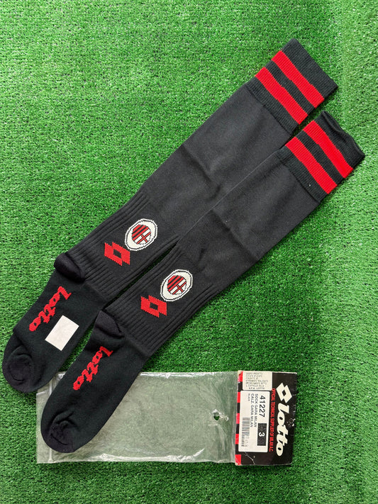 Milan LOTTO vintage socks calzettoni 1994 1997 Gullit Van Basten og vintage