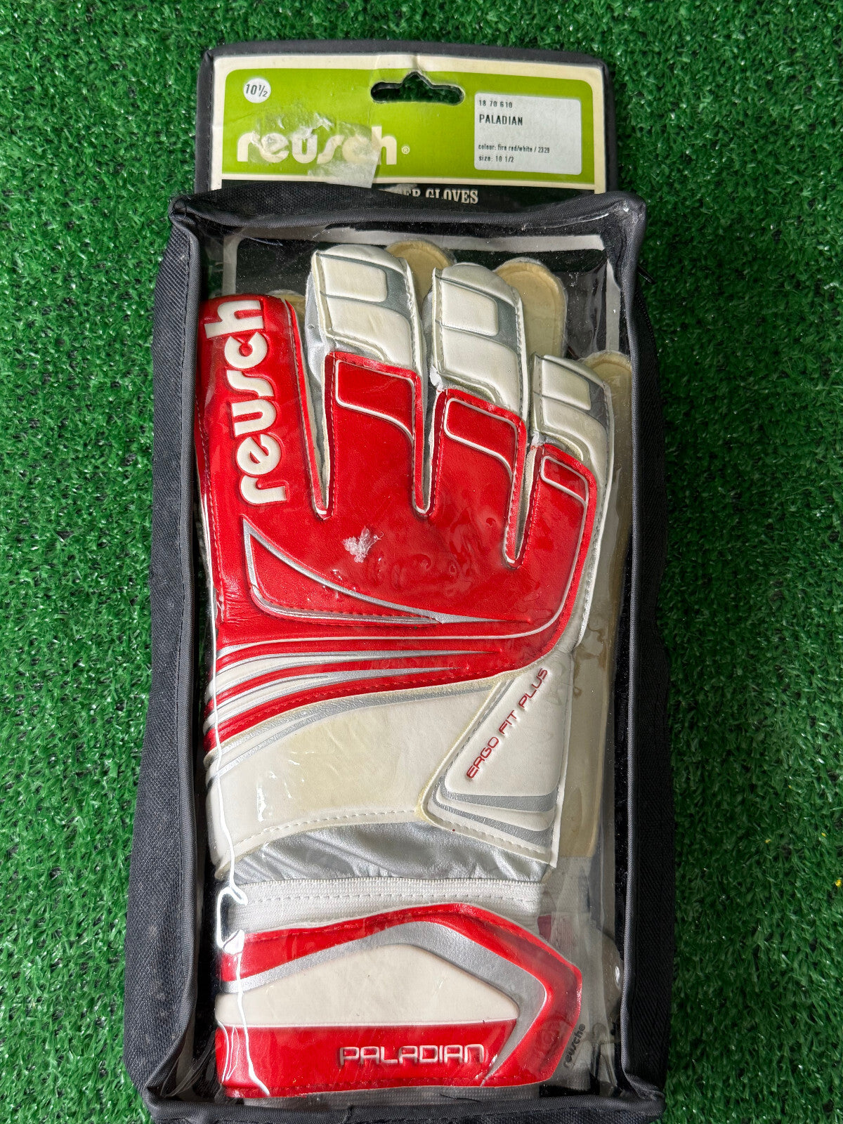 guanti portiere Reusch AC MILAN DIDA 2006 Goalkeeper gloves vintage PALADIAN 10,