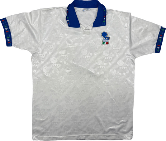 maglia calcio vintage Italia 1993 Diadora MALDINI match worn qualifiers player