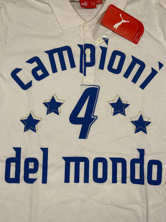 maglia calcio vintage Italia World Cup 2006 germany CAMPIONI 4 Puma Mondiali