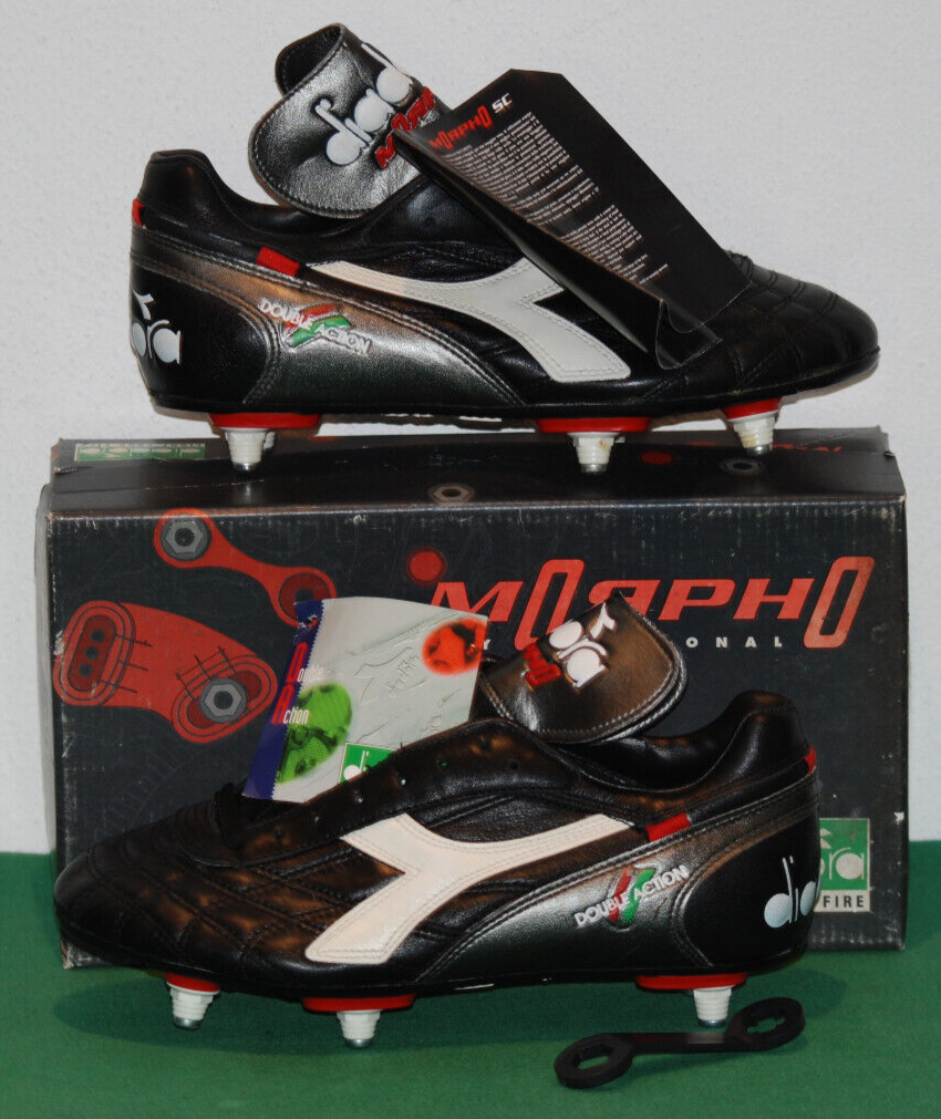 scarpe calcio vintage football BOOTS Diadora mod VAN BASTEN Morpho SC 40 uk 6