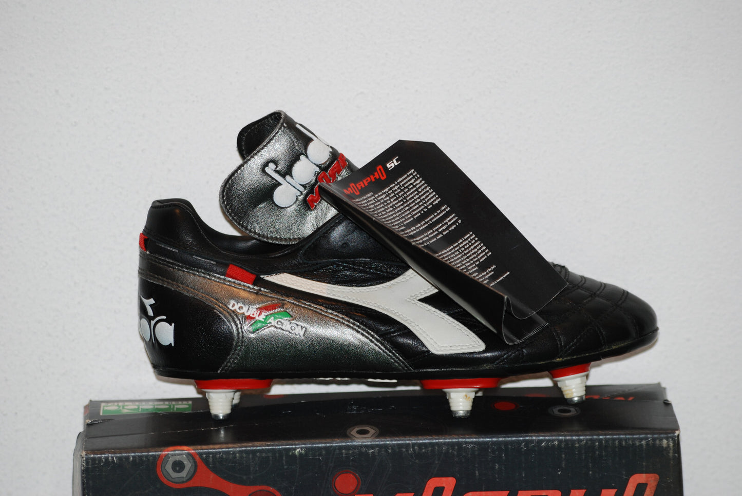 scarpe calcio vintage football BOOTS Diadora mod VAN BASTEN Morpho SC 40 uk 6