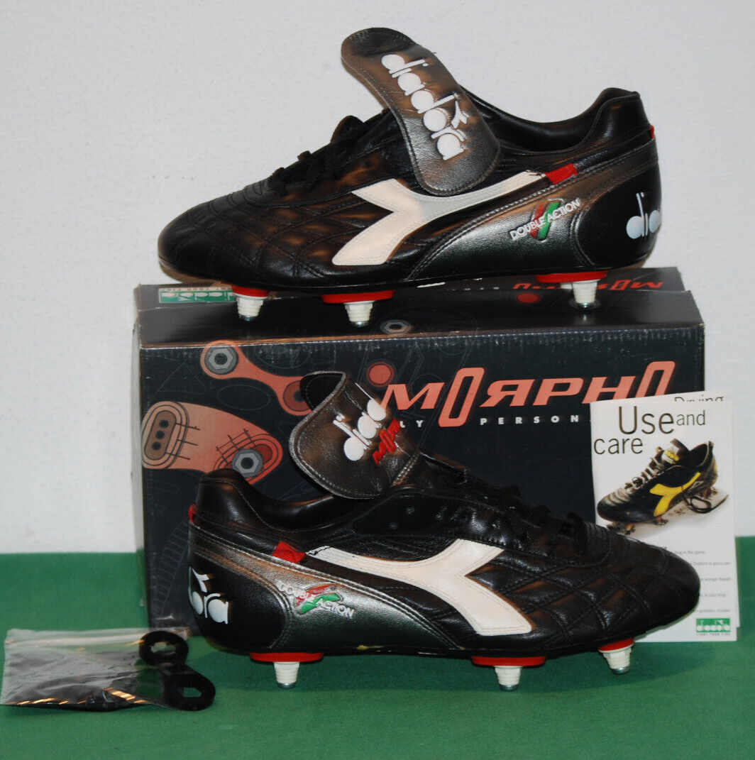 scarpe calcio vintage football BOOTS Diadora mod VAN BASTEN Morpho SC 40 uk 6