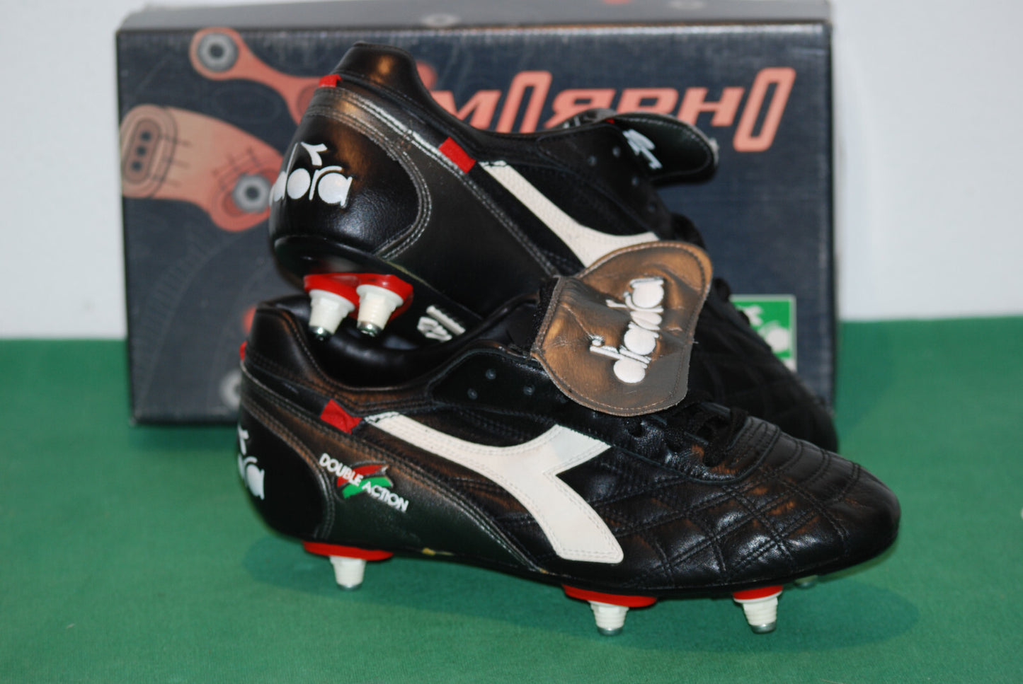 scarpe calcio vintage football BOOTS Diadora mod VAN BASTEN Morpho SC 40 uk 6