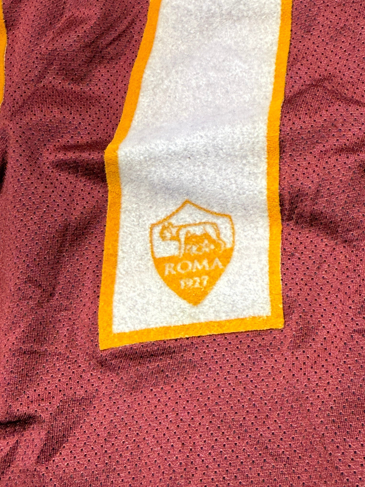 maglia calcio match worn AS Roma Benatia 2013 2014 Sky Sport vintage L