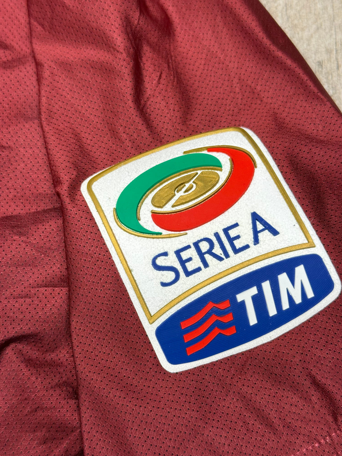 maglia calcio match worn AS Roma Benatia 2013 2014 Sky Sport vintage L