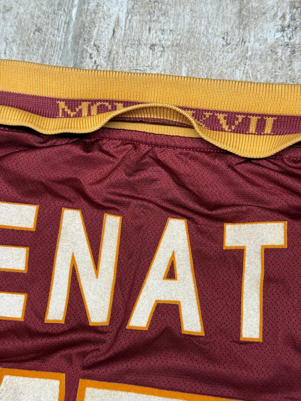 maglia calcio match worn AS Roma Benatia 2013 2014 Sky Sport vintage L