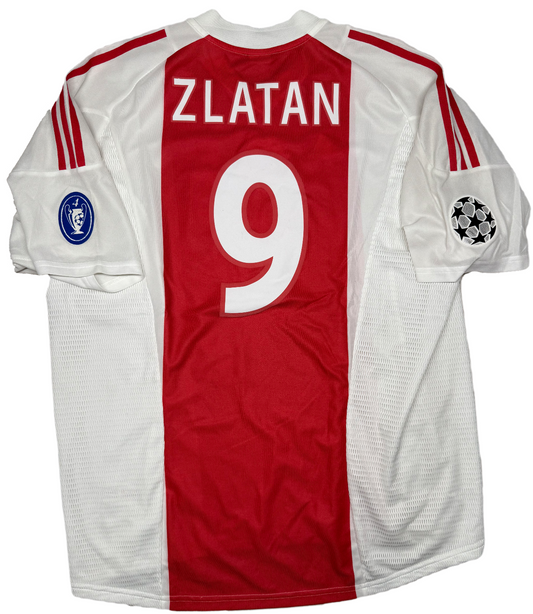 maglia calcio vintage ajax Ibrahimovic 2001 2002 amro vintage adidas jersey XL