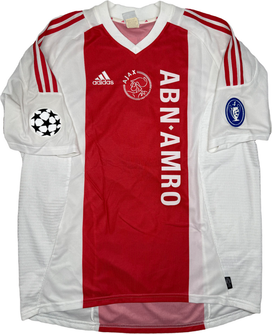 maglia calcio vintage ajax Ibrahimovic 2001 2002 amro vintage adidas jersey XL