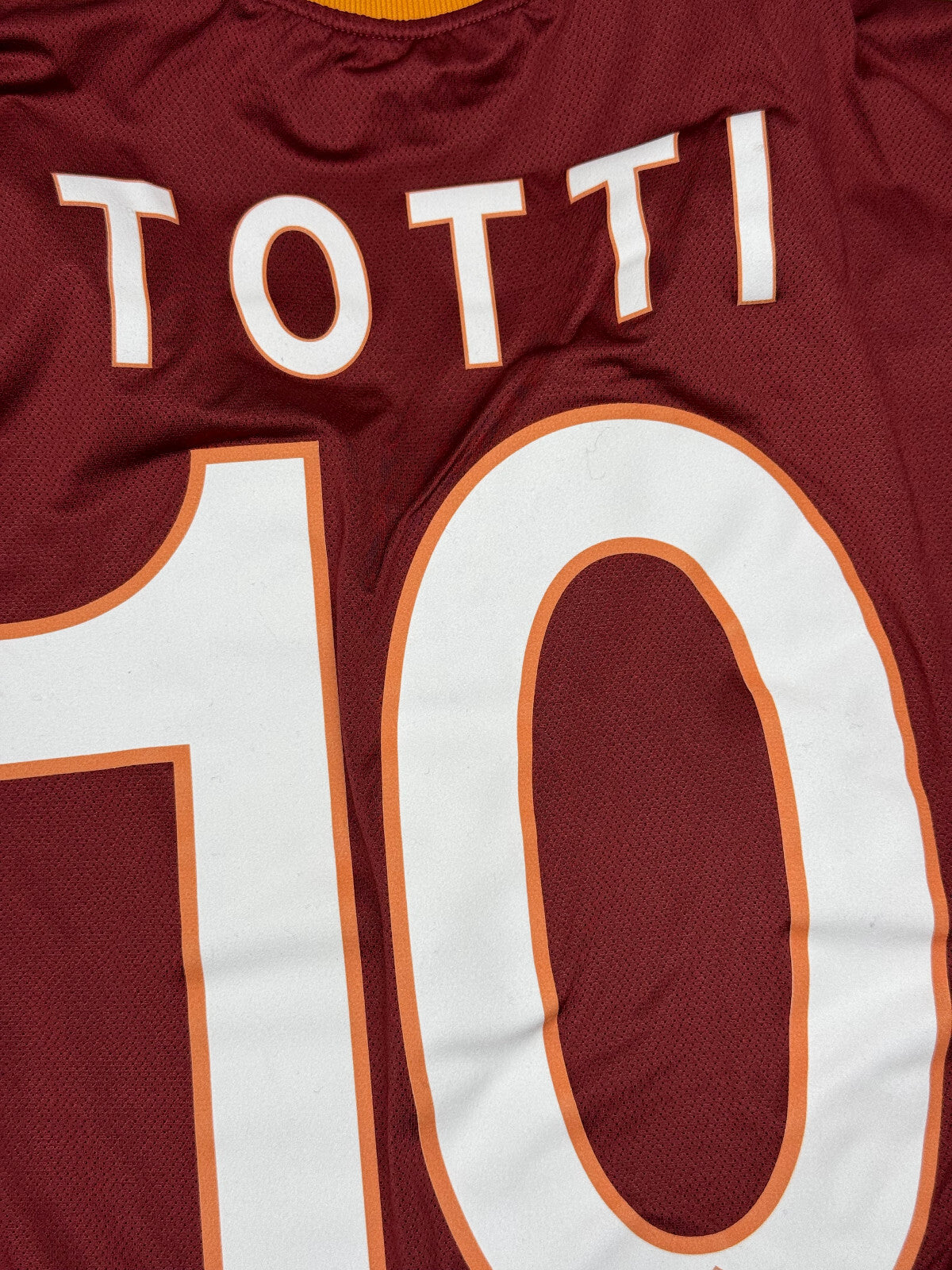 maglia roma TOTTI UNBRAND 2013 2014 Roma Cares jersey L Home PLAYER VERSION