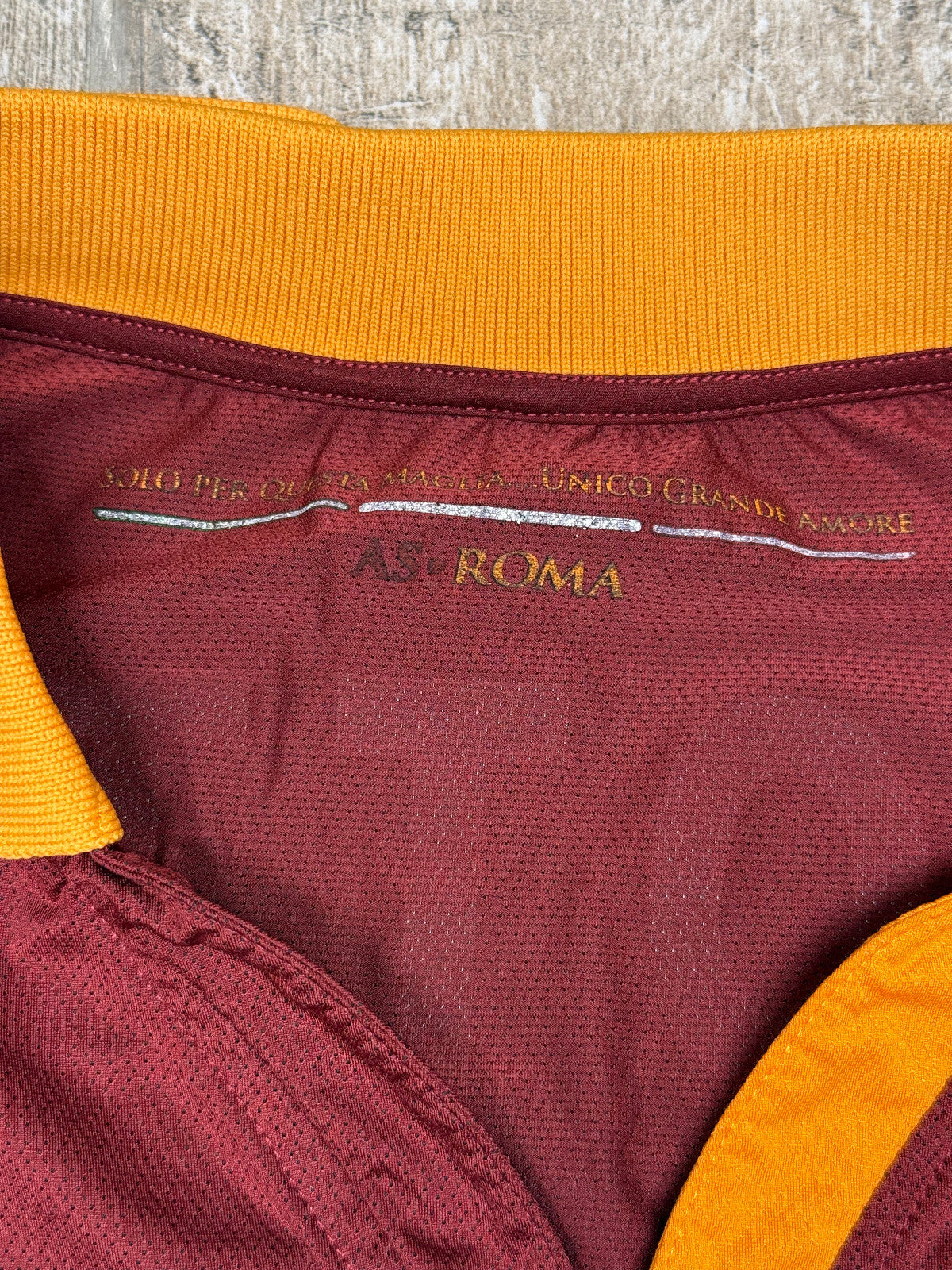 maglia roma TOTTI UNBRAND 2013 2014 Roma Cares jersey L Home PLAYER VERSION