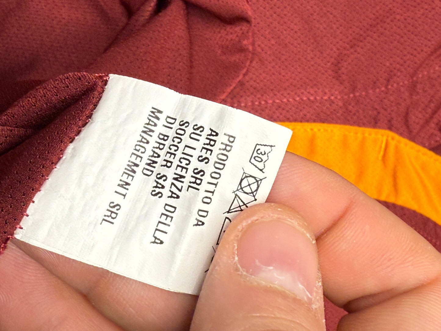 maglia roma TOTTI UNBRAND 2013 2014 Roma Cares jersey L Home PLAYER VERSION