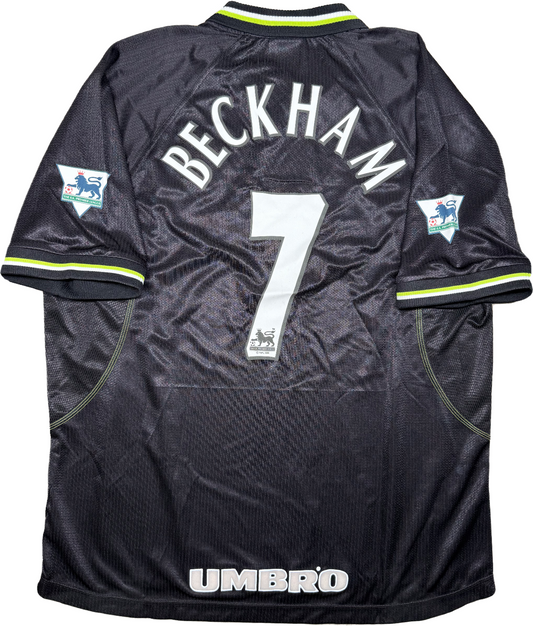 maglia calcio Beckham Manchester United 1998 1999 SHARP UMBRO jersey Premier XXL