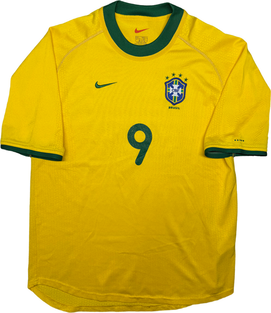 maglia calcio vintage Brasile Ronaldo Brazil Nike 1999 2000 M World Cup