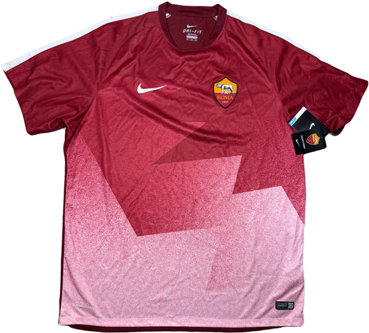 maglia calcio AS Roma totti training jacket shirt tee 2014 2015 NIKE XXL