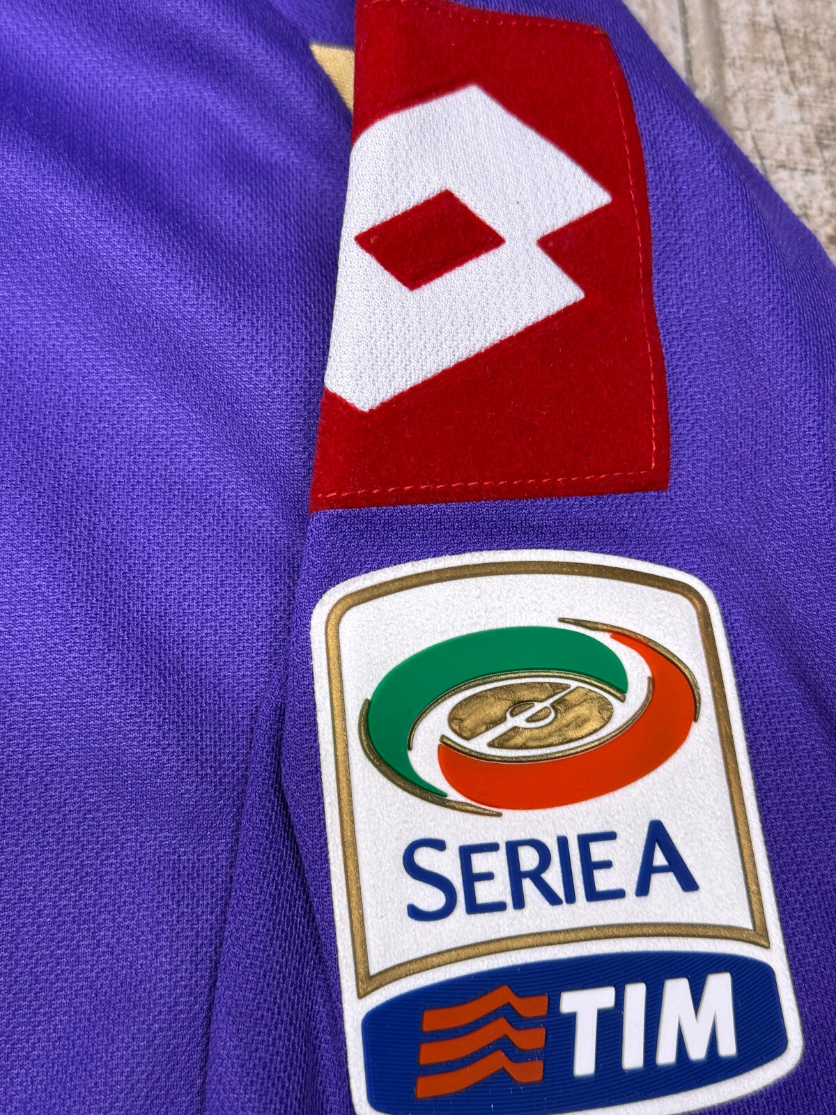 maglia calcio Fiorentina vintage MUTU Lotto Save The Children MAZDA 2010 2011 XL